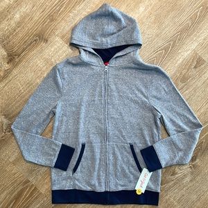 Boys Cat & Jack Thermal Zip Up Hoodie